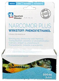 Boîte de traitement aquarium Narcomor Plus, phenoxyethanol, poissons ornés, 100 ml