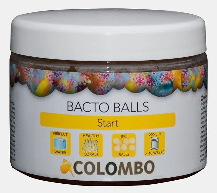 Pot de Bacto Balls Colombo pour traitement bactérien d'aquarium, 500 ml, pour eau douce et récifal