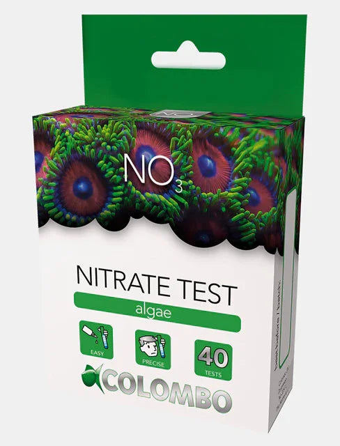 Boîte de test de nitrate aquarium eau douce et récifal, 40 analyses, visuel coraux.