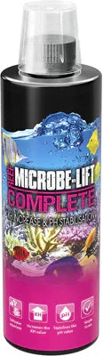 Flacon Microbe-Lift Complete pour aquarium, décor poissons, matériel entretien récifal