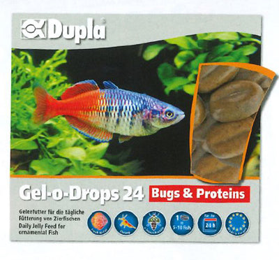 *GEL-O-DROPS 24 Bugs & Proteins (12x2g) DUPLA (sur commande) by HOBBY-DOSHE AQUARISTIK