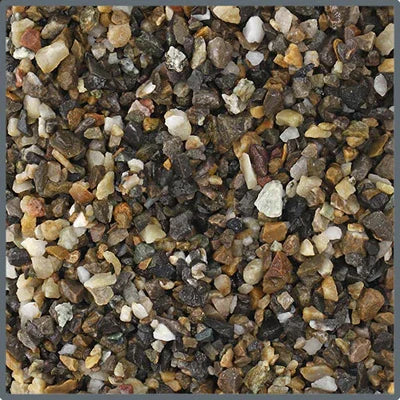 Gravier naturel pour aquarium récifal et eau douce, mélange de pierres colorées