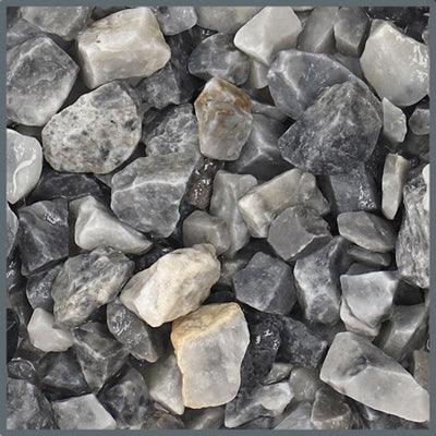 Pierres de quartz gris et blanc décoratives pour aquarium récifal ou eau douce