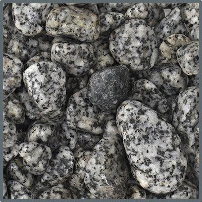 Galets naturels décoratifs gris et blancs pour aquarium eau douce ou récifal