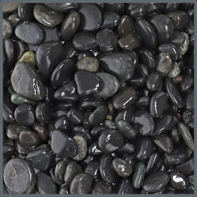 Ground nature Black Pebbles 10 kg by HOBBY-DOSHE AQUARISTIK