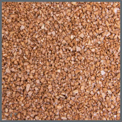 Gros plan sur du gravier marron pour aquarium eau douce ou récifal, texture naturelle