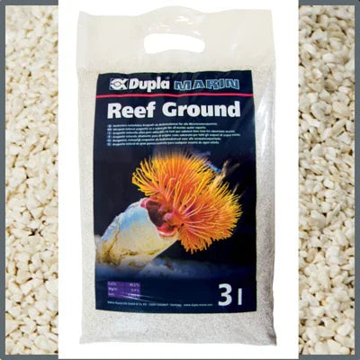 Sachet de sable blanc pour aquarium récifal Dupla Marin Reef Ground, capacité 3L