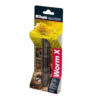 Traitement antiparasitaire Dupla Marin Worm X pour aquariums récifaux, emballage coloré