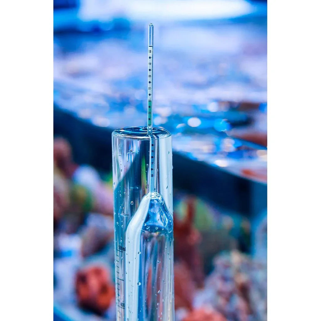 Densimètre en verre pour aquarium récifal, mesure précise de la salinité de l’eau