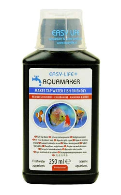 Bouteille Easy-Life Aquamaker 250 ml, conditionneur d'eau pour aquariums d'eau douce et récifaux.