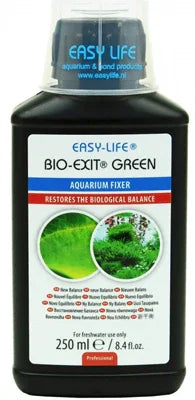 Bouteille de traitement aquarium Easy-Life Bio-Exit Green 250ml, équilibre biologique
