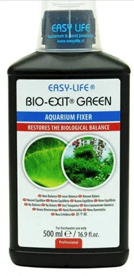 Flacon Easy-Life Bio-Exit Green 500ml pour aquarium, traitement des algues d'eau douce
