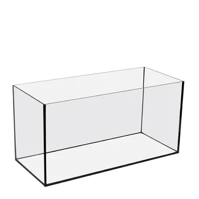 Aquarium rectangulaire en verre vide, idéal pour aquarium récifal ou eau douce