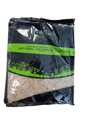 Sac de substrat naturel pour aquarium, gravier beige, emballage 2 kg, matériel aquariophilie
