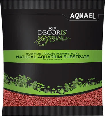 Sachet de substrat naturel rouge pour aquarium, idéal pour aquariums récifaux et eau douce