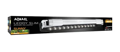 Rampe LED blanche Aquael Leddy Slim Sunny pour aquarium, éclairage efficace pour plantes aquatiques