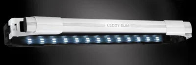 Rampe LED blanche pour aquarium, éclairage aquarium récifal et eau douce, vue de face