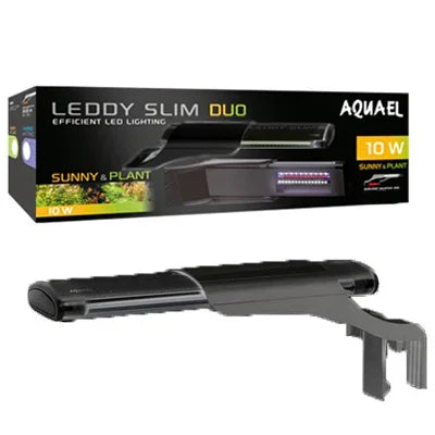 Lampe LED aquarium Aquael Leddy Slim Duo 10W pour plantes et eau douce
