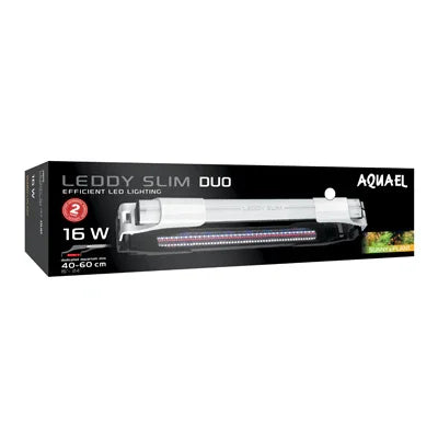 Rampe LED aquarium Aquael Leddy Slim Duo 16W, éclairage pour aquariums 40-60 cm