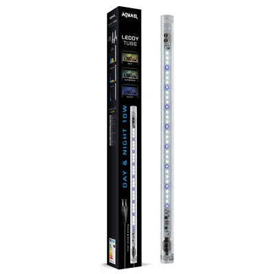 Tube LED aquarium Aquael Leddy Day & Night 10W avec boîte, éclairage eau douce et récifal