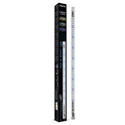 Rampe LED aquarium Aquael Leody Tube avec lumière blanche et bleue, éclairage récifal