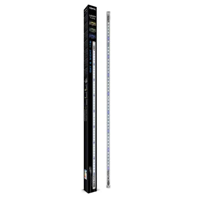 Rampe LED aquarium eau douce et récifal, lumière blanche et bleue, boite et produit