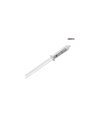 Seringue doseuse Aquael transparente pour aquarium, idéale pour dosage précis d'eau ou de produits
