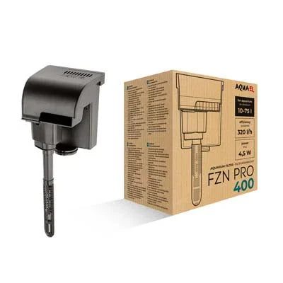 Filtre d’aquarium suspendu Aquael FZN Pro 400 avec boîte, matériel pour aquarium récifal