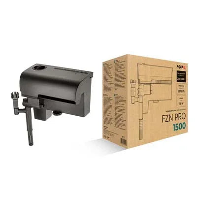 Filtre externe Aquael FZN PRO 1500 pour aquarium récifal et eau douce avec boîte d'emballage