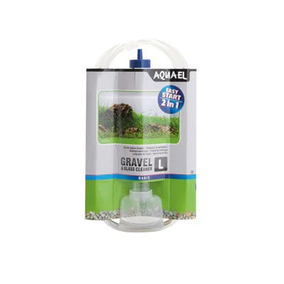 Aspirateur à gravier pour aquarium Aquael Gravel L, nettoyage substrat et vitres