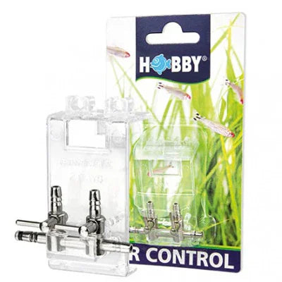 Aquarium air control valve with clear design for precise water flow management