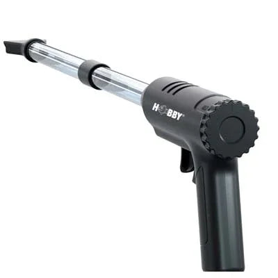 aspirateur pour aquarium noir et transparent, manche ergonomique, matériel d'aquariophilie