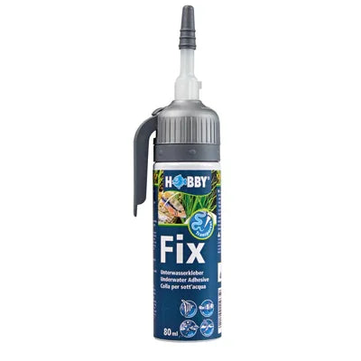 Colle sous-marine pour aquarium, tube de 80 ml, adaptée eau douce et récifale