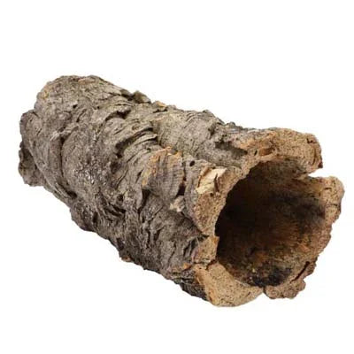 Tronc creux décoratif naturel pour aquarium, refuge pour poissons et crevettes