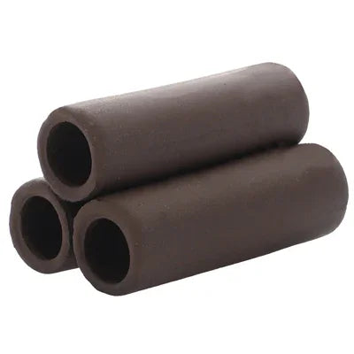 Tubes céramique marron pour aquarium, accessoires cachette poissons et crevettes