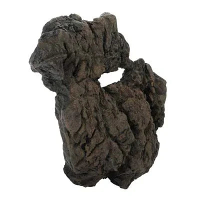 Pierre décorative noire pour aquarium récifal, texture naturelle, idéale aquascaping