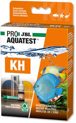 Kit JBL ProAquaTest KH pour test de carbonate en aquarium, avec poissons et tube d'analyse