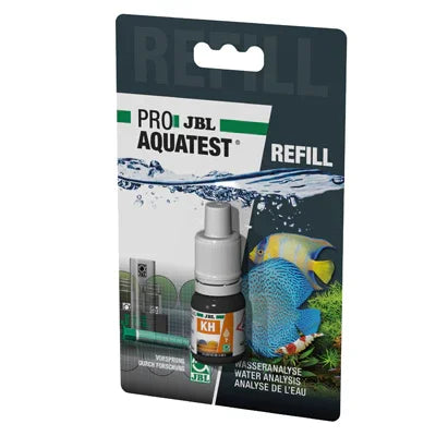 Recharge test KH JBL ProAquaTest pour analyse de l'eau d'aquarium, poissons tropicaux