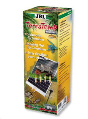 JBL TerraTemp heating mat for terrariums, 6W, ideal for reptile habitats and aquarium setups