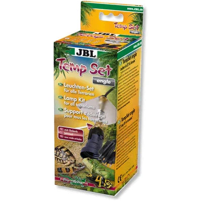 JBL Temp Set angle lamp kit for aquariums, supports all terrariums with heating and lighting
