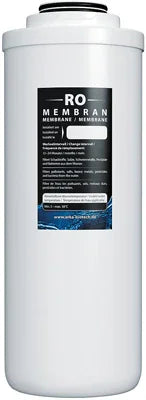 Cartouche de membrane osmotique pour filtration d’aquarium, blanche avec étiquette noire