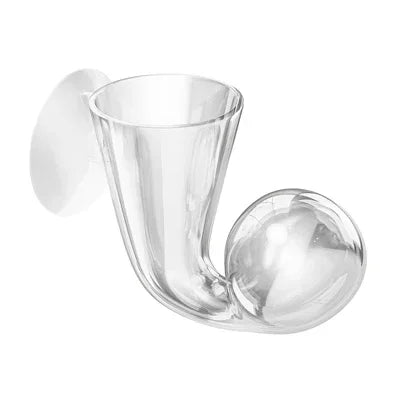 Surligneur en verre pour aquarium, fixation ventouse, matériel CO2 récifal