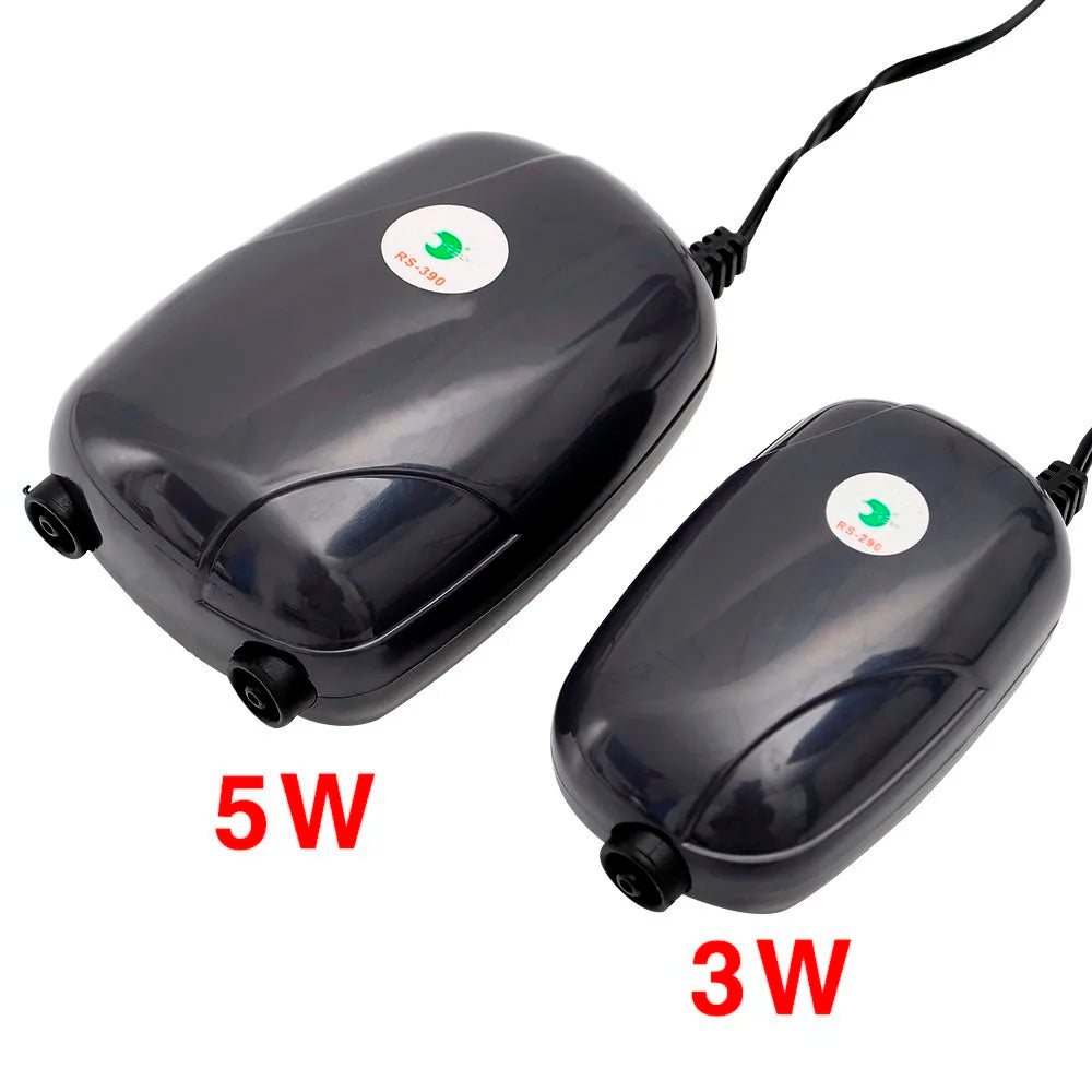Pompe à Air pour Aquarium – Mini & Silencieuse (220V, 3W / 5W)