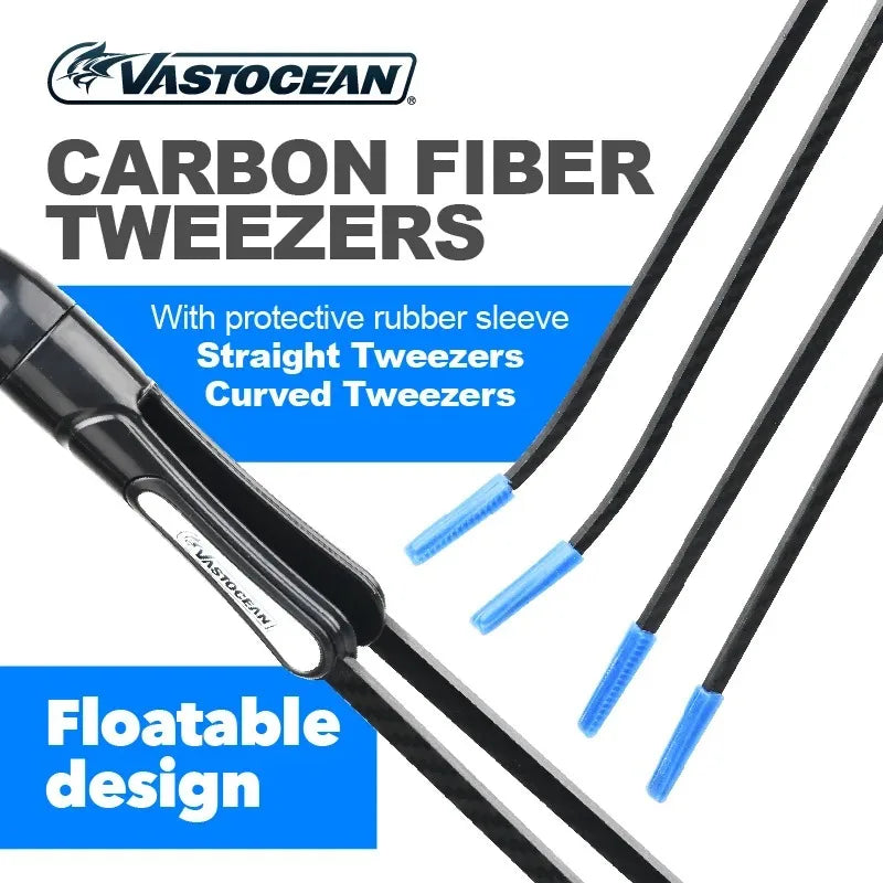 Vastocean - Pince à Coraux en Fibre de Carbone (495 mm) avec Support