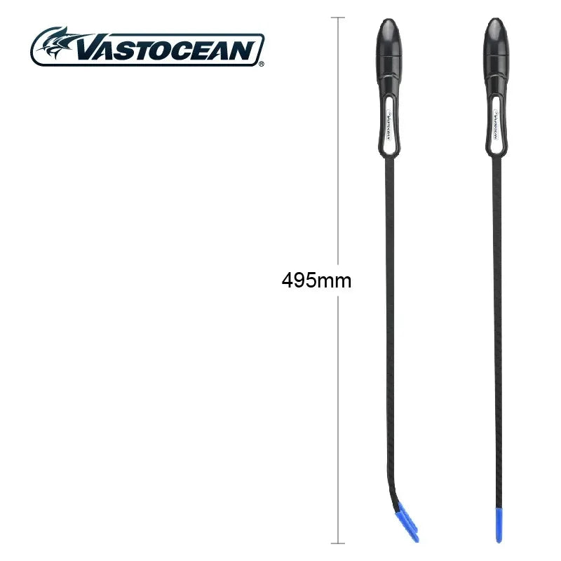 Vastocean - Pince à Coraux en Fibre de Carbone (495 mm) avec Support
