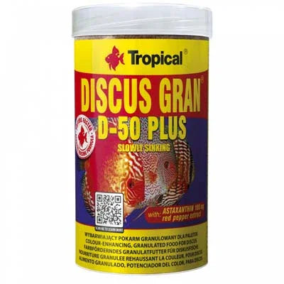 TROPICAL DISCUS GRAN D-50 PLUS 250ml by TROPICAL