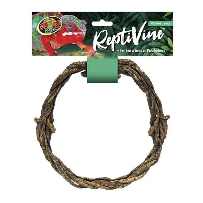 Liane décorative ReptiVine pour terrarium, accessoire reptile imitation branche naturelle