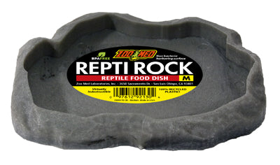 VASQUE REPTI ROCK FOOD DISH MEDIUM ZOOMED
