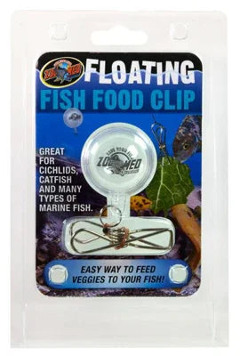 Clip flottant pour nourrir poissons d’aquarium, idéal cichlidés et poissons marins.