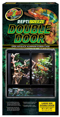 *TERRARIUM REPTIBREEZE 2 portes ZOOMED(sur commande) by ZOOMED